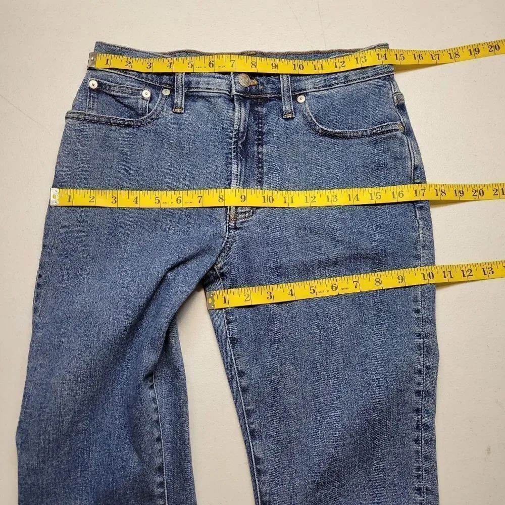 Madewell The Mid Rise Perfect Vintage Jean Denim Blue Jeans - Picture 7 of 10